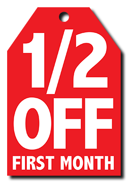 Half Off First Month 250x358 px
